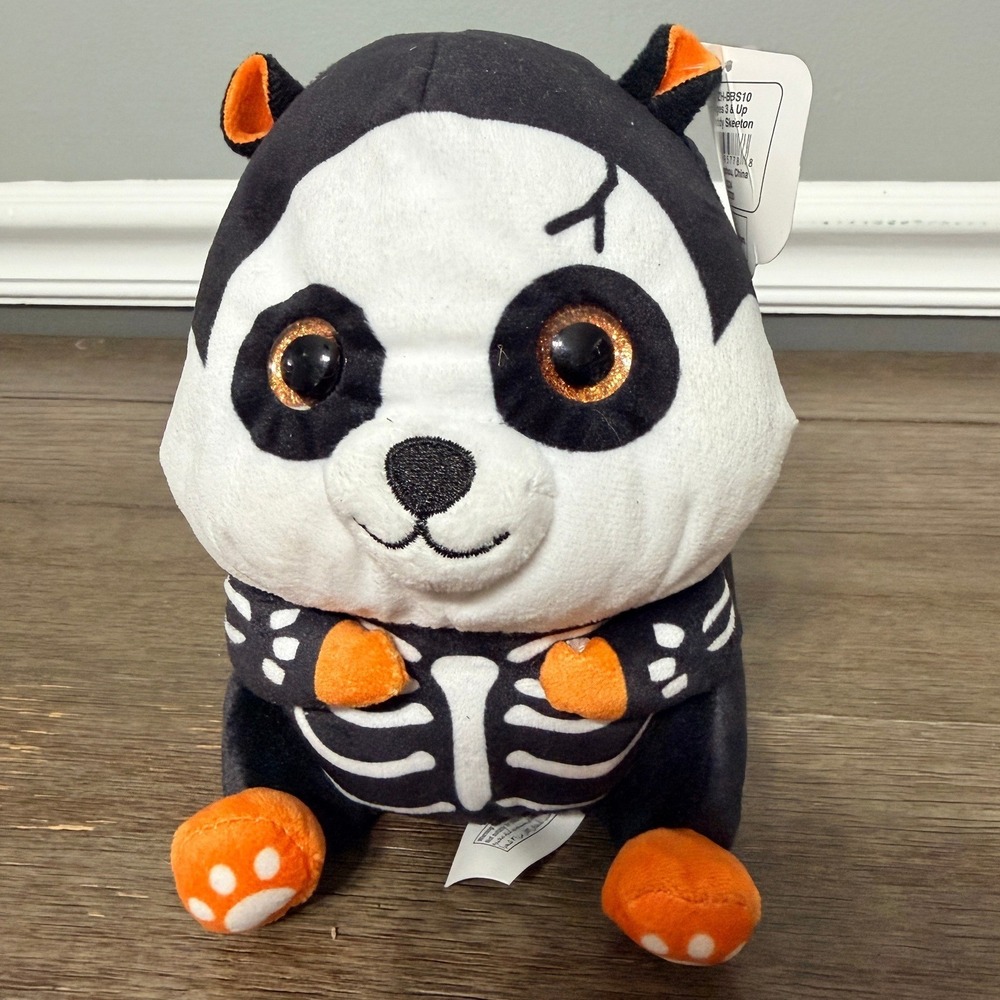 Nanco Belly‎ Buddies Halloween Skeleton Panda Plush